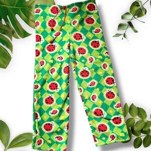 Fleece Ladybug Pyjama Pants, sz Large